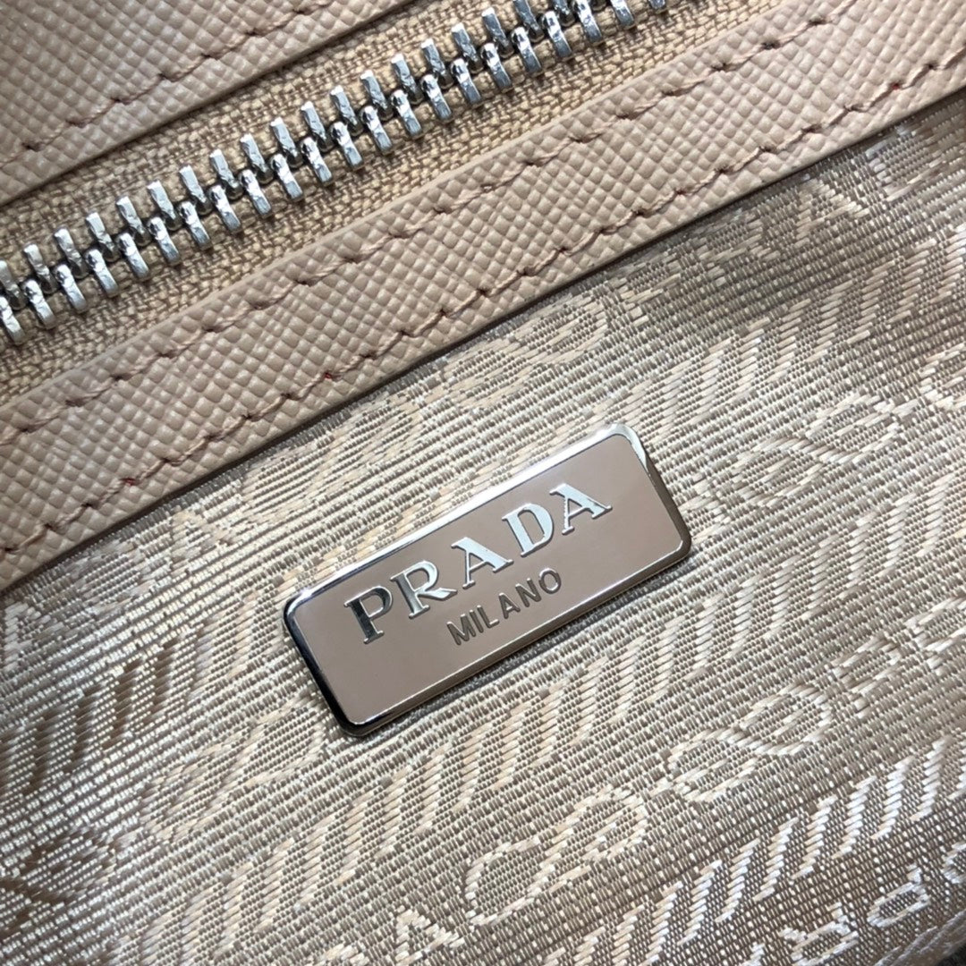 PRA MINI 23 BAG IN TAN BEIGE SAFFIANO LEATHER - Product Image 4