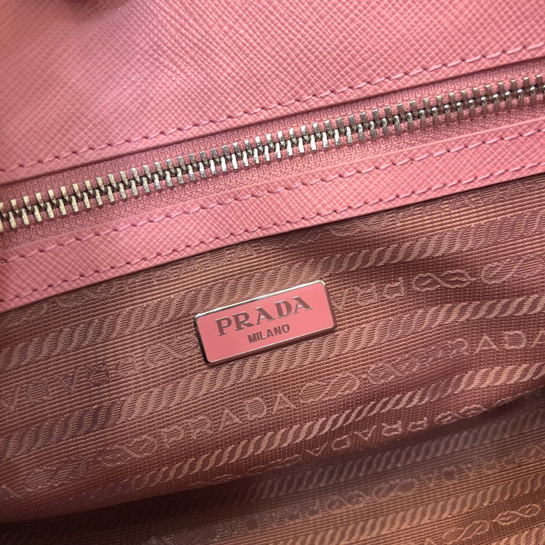 PRA MINI 23 BAG IN PETAL PINK SAFFIANO LEATHER - Product Image 5
