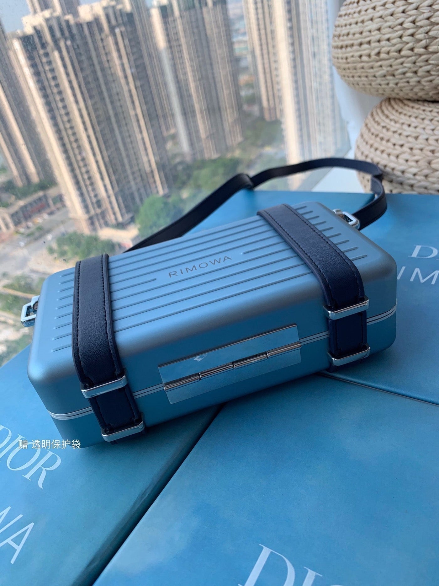 RIMOWA 20 CASE BAG IN COBALT BLUE ALUMINUM MAGNESIUM - Product Image 2