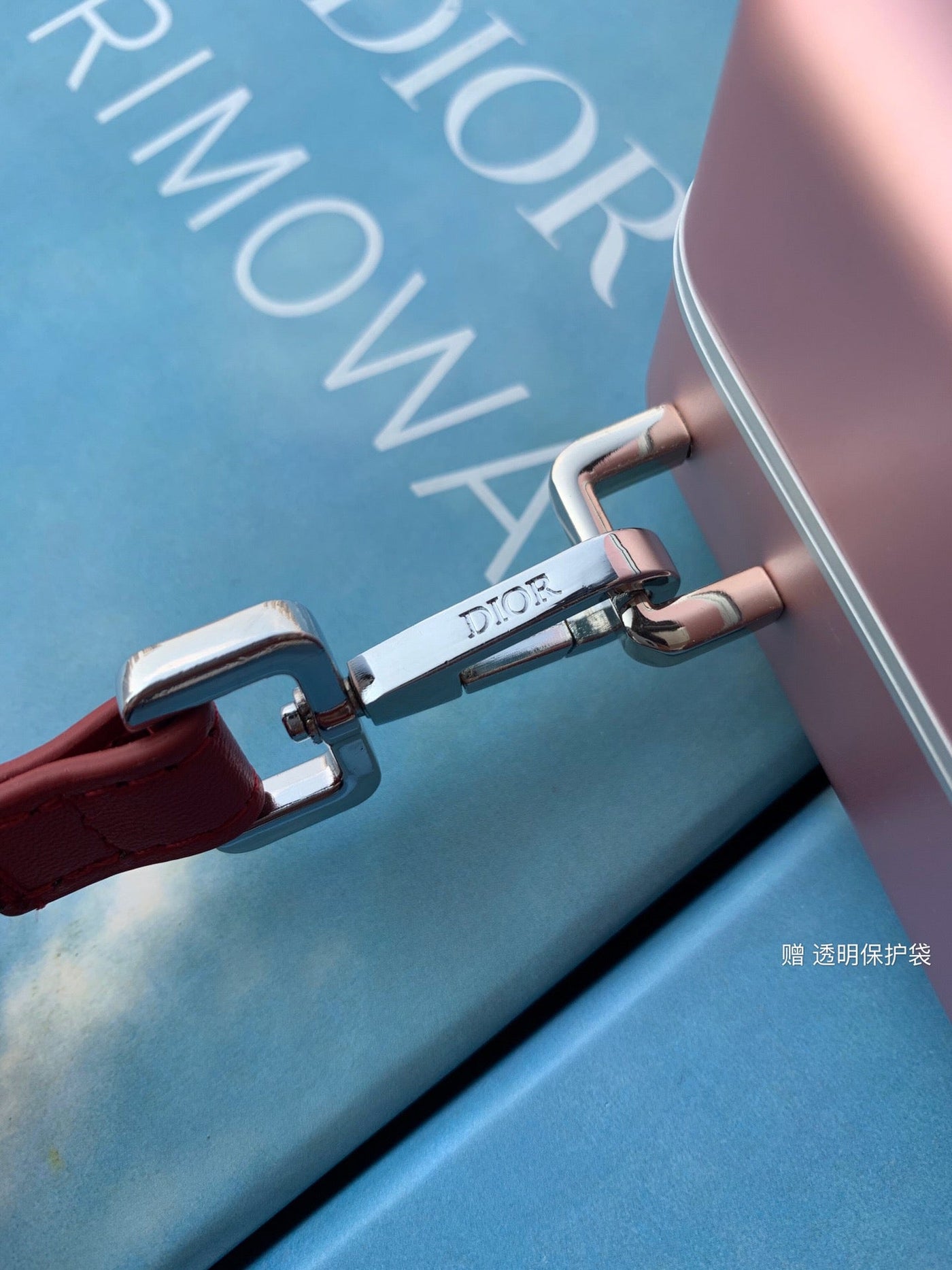 RIMOWA 20 CASE BAG IN LIGHT PINK ALUMINUM MAGNESIUM - Product Image 9