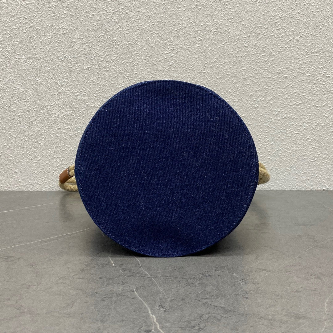 BUCKET CORDE 23 DENIM FABRIC NAVY BLUE - Product Image 6