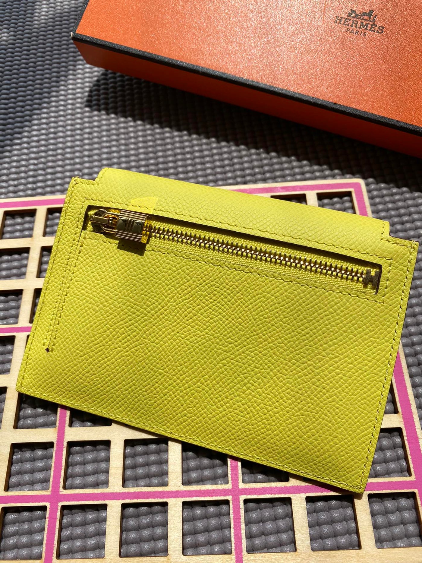HM Kelly Pocket 13.5 Lime Epsom Ghw - Product Image 2