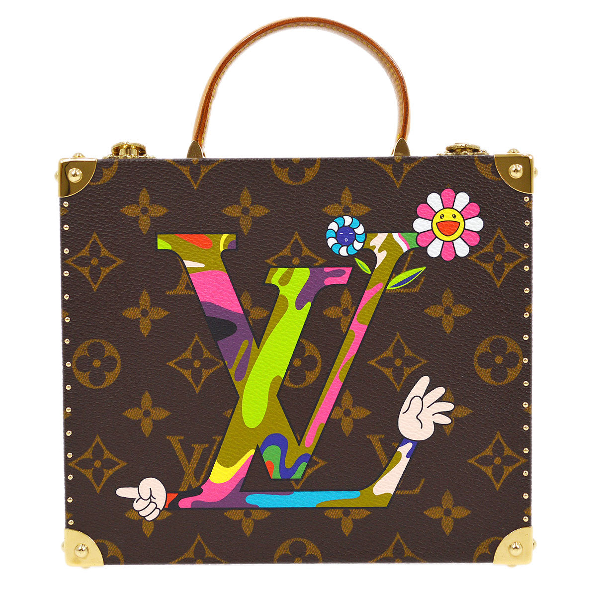 LOUIS VUITTON * Special Edition MOCA JEWELRLY BOX LV HAND