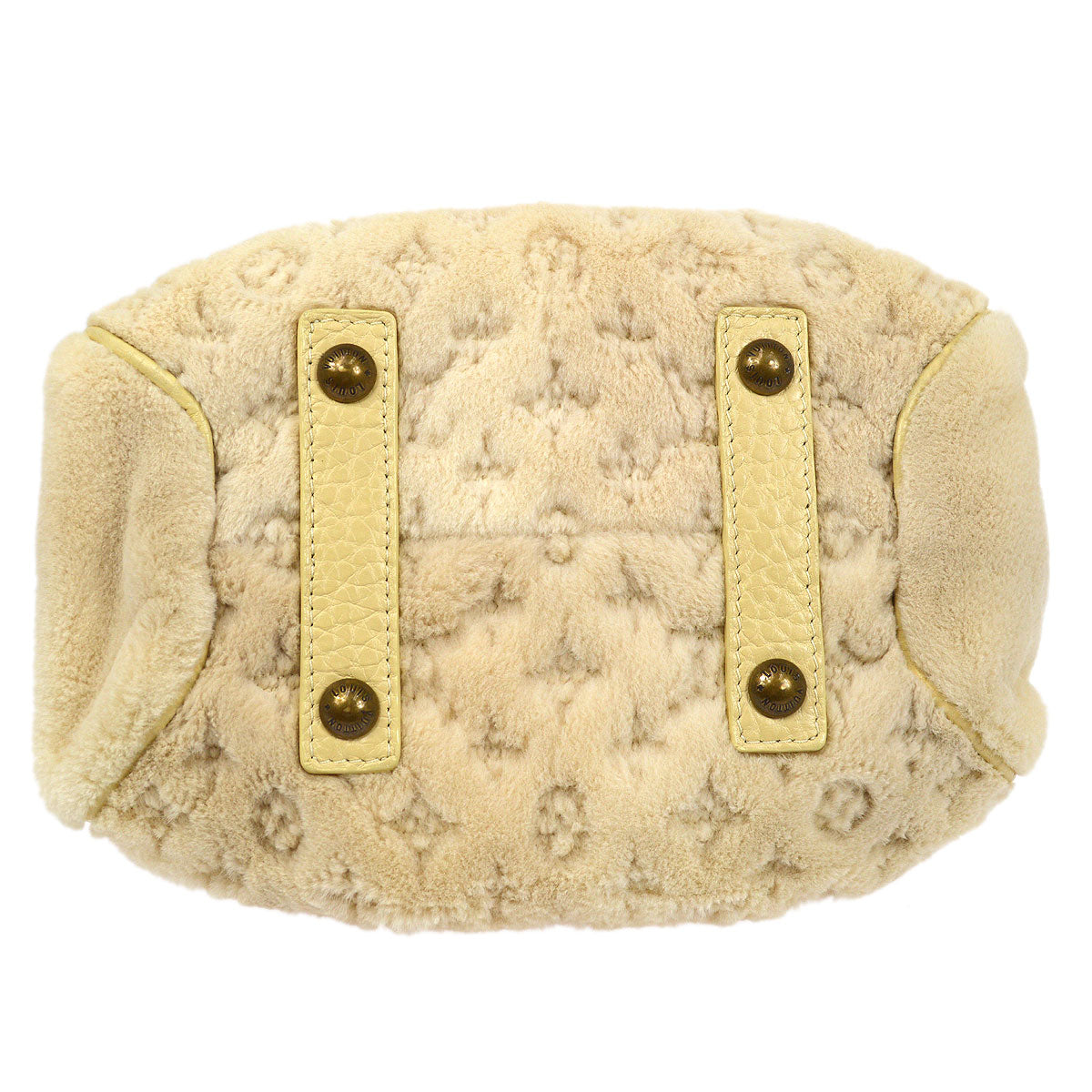 LOUIS VUITTON Cabochon Demi Lune Cream MINK