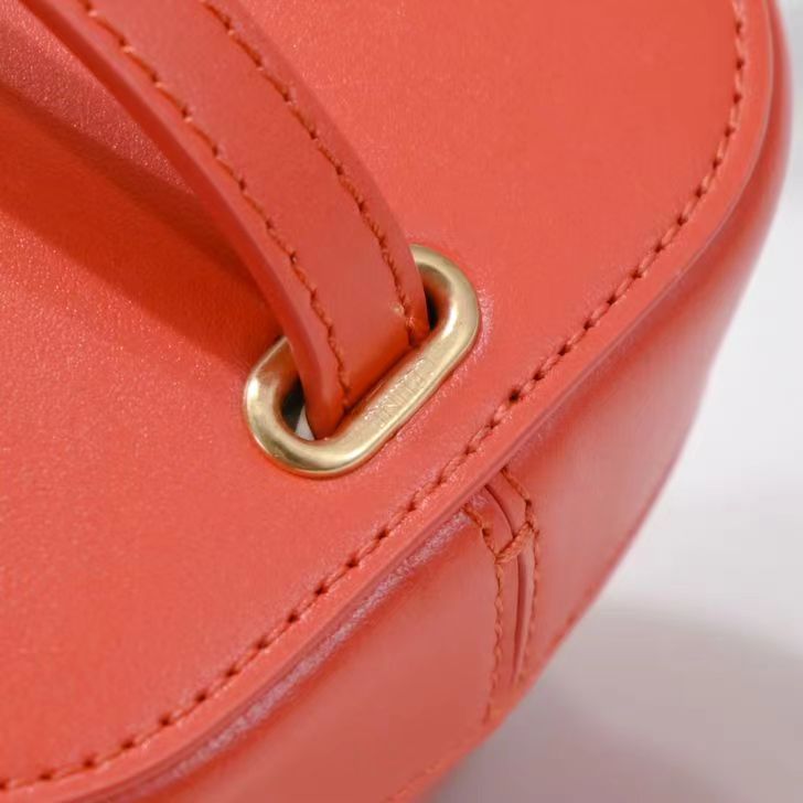 SQUARE BOX CROSSBODY BAG 11 FIRE ORANGE CALFSKIN - Product Image 8