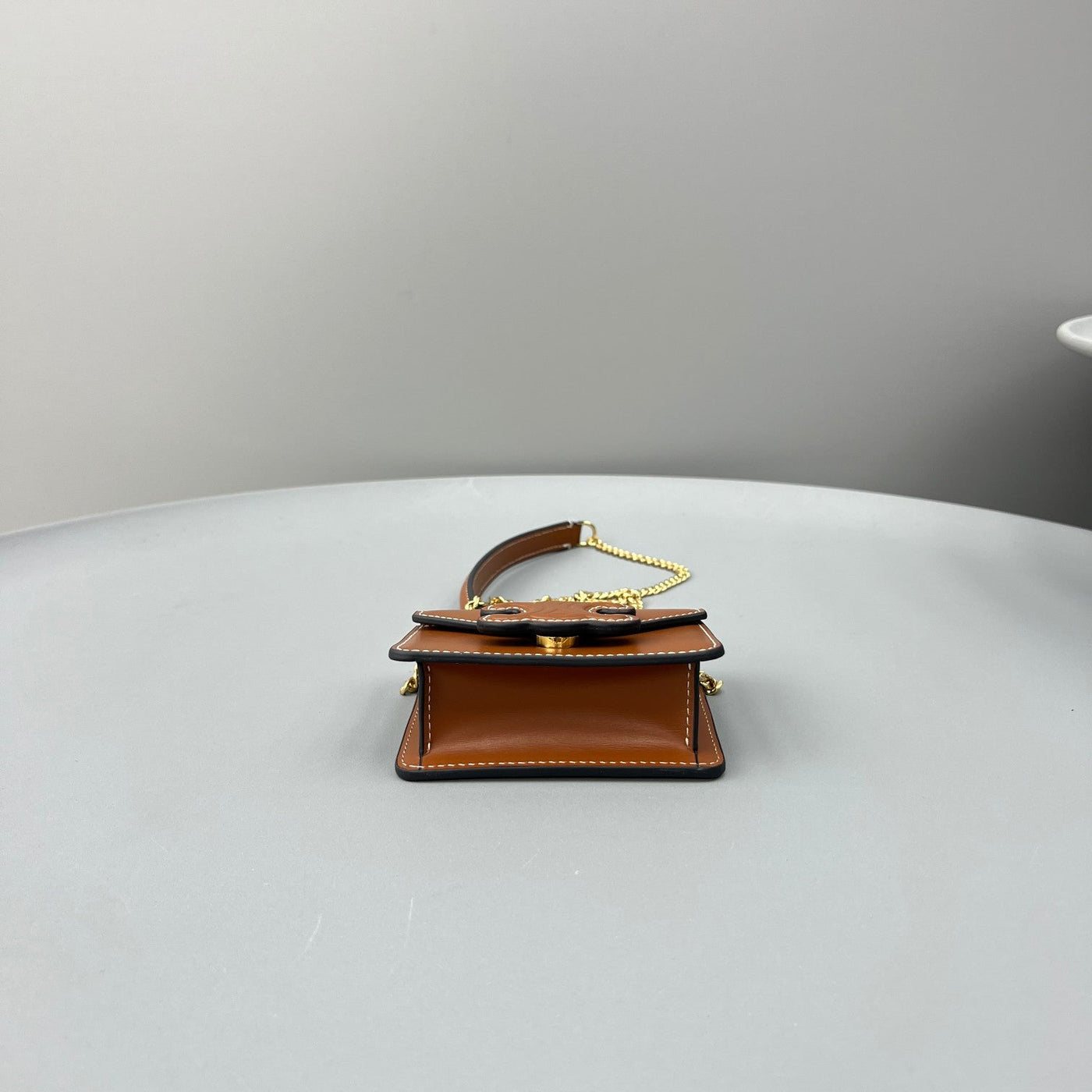 CUIR TRIPHOME 11 CINNAMON BROWN CALFSKIN - Product Image 6