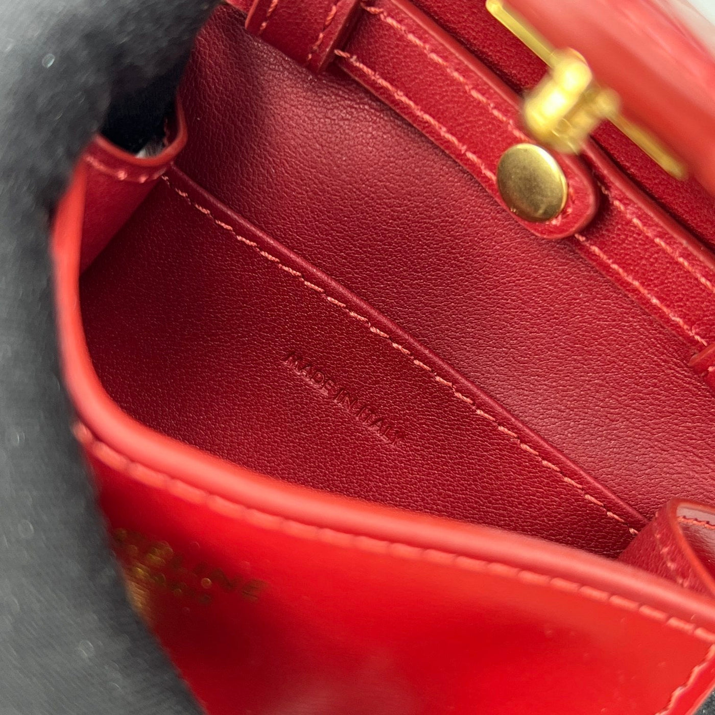 CUIR TRIPHOME 11 CHERRY RED CALFSKIN - Product Image 7