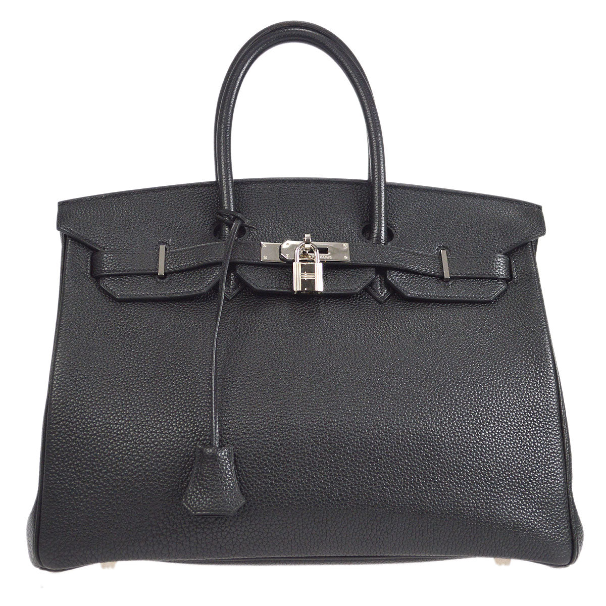 HERMES BIRKIN 35 Handbag Black Veau Crispe Togo - Product Image 2