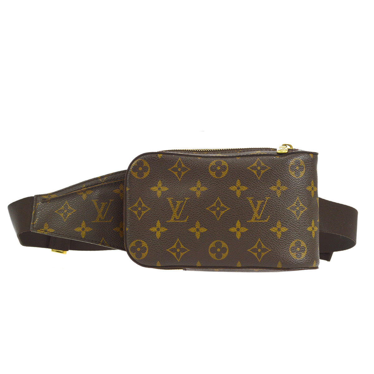 LOUIS VUITTON GERONIMOS BUM BAG in Brown