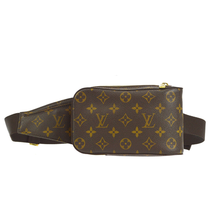 LOUIS VUITTON GERONIMOS BUM BAG in Brown