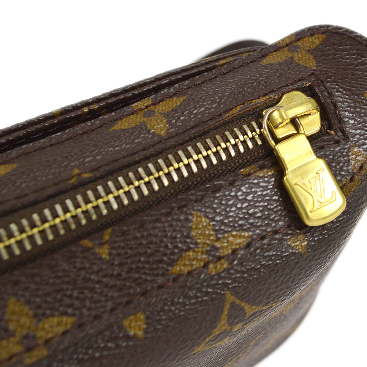LOUIS VUITTON GERONIMOS BUM BAG in Brown