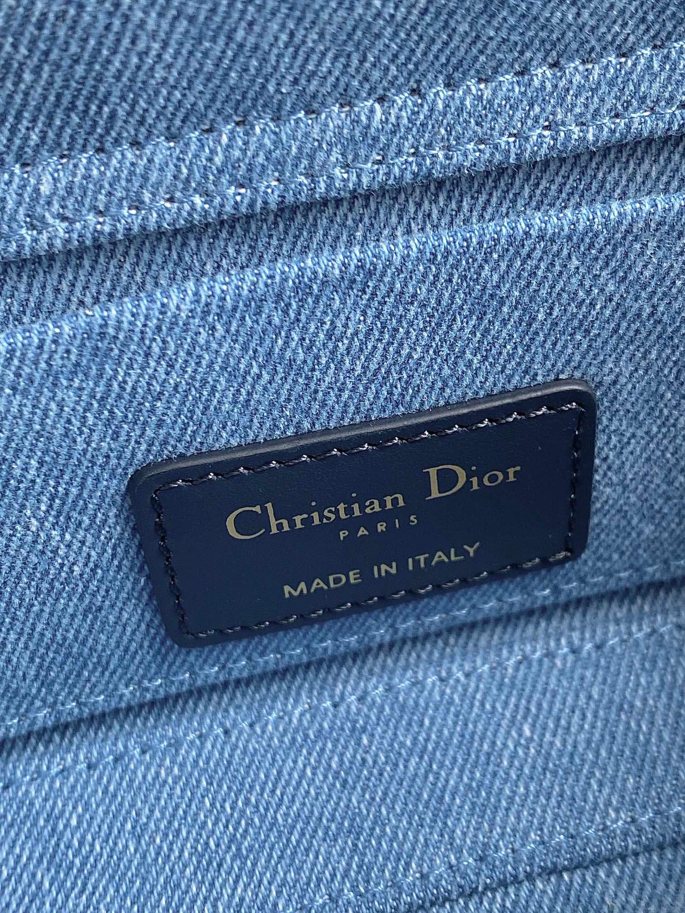 D-JOY BAG 22 IN LIGHT BLUE MACROCANNAGE DENIM - Product Image 8
