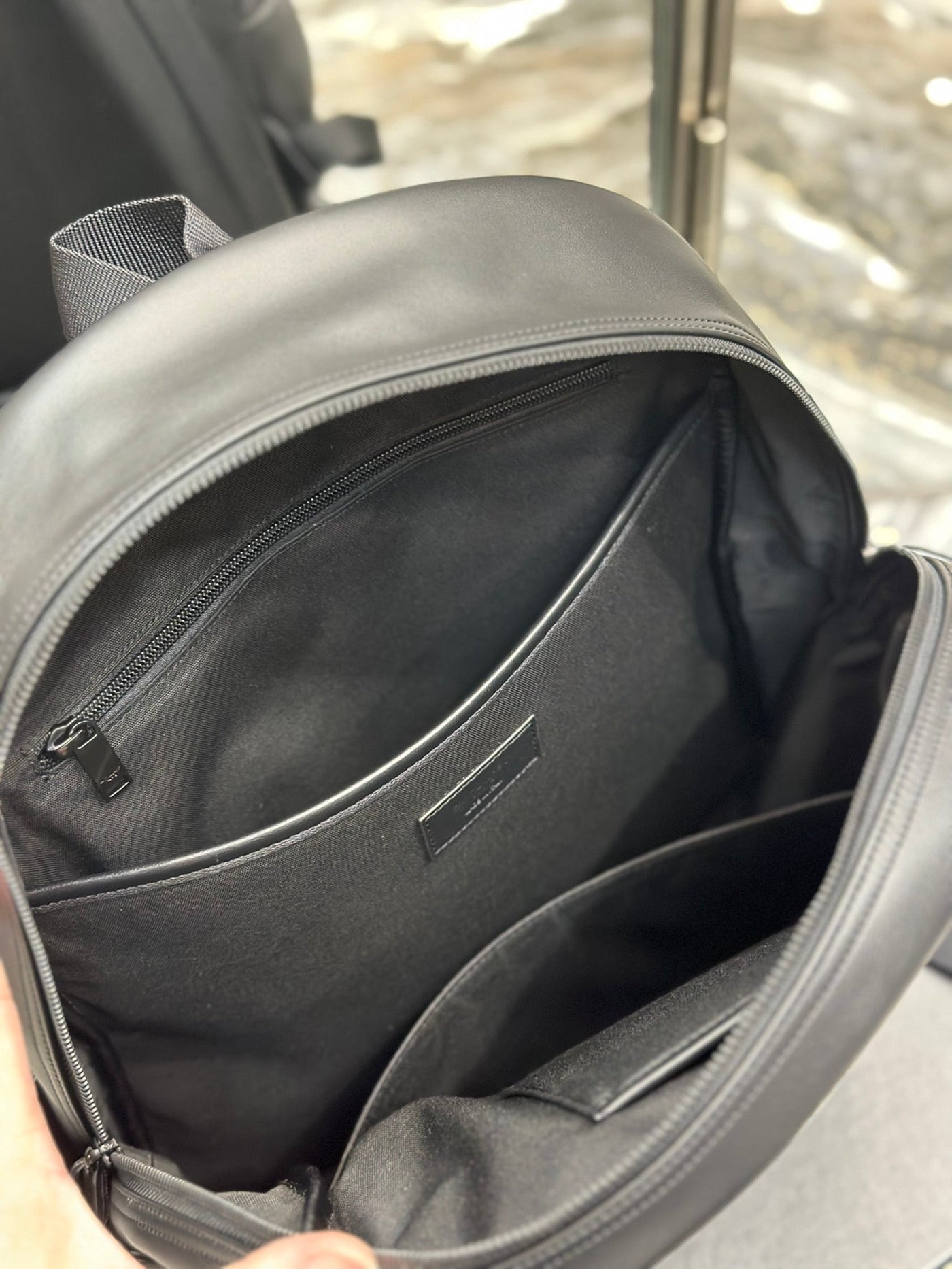 BACKPACK 37 IN ECHO GRAY CALFSKIN - Product Image 6