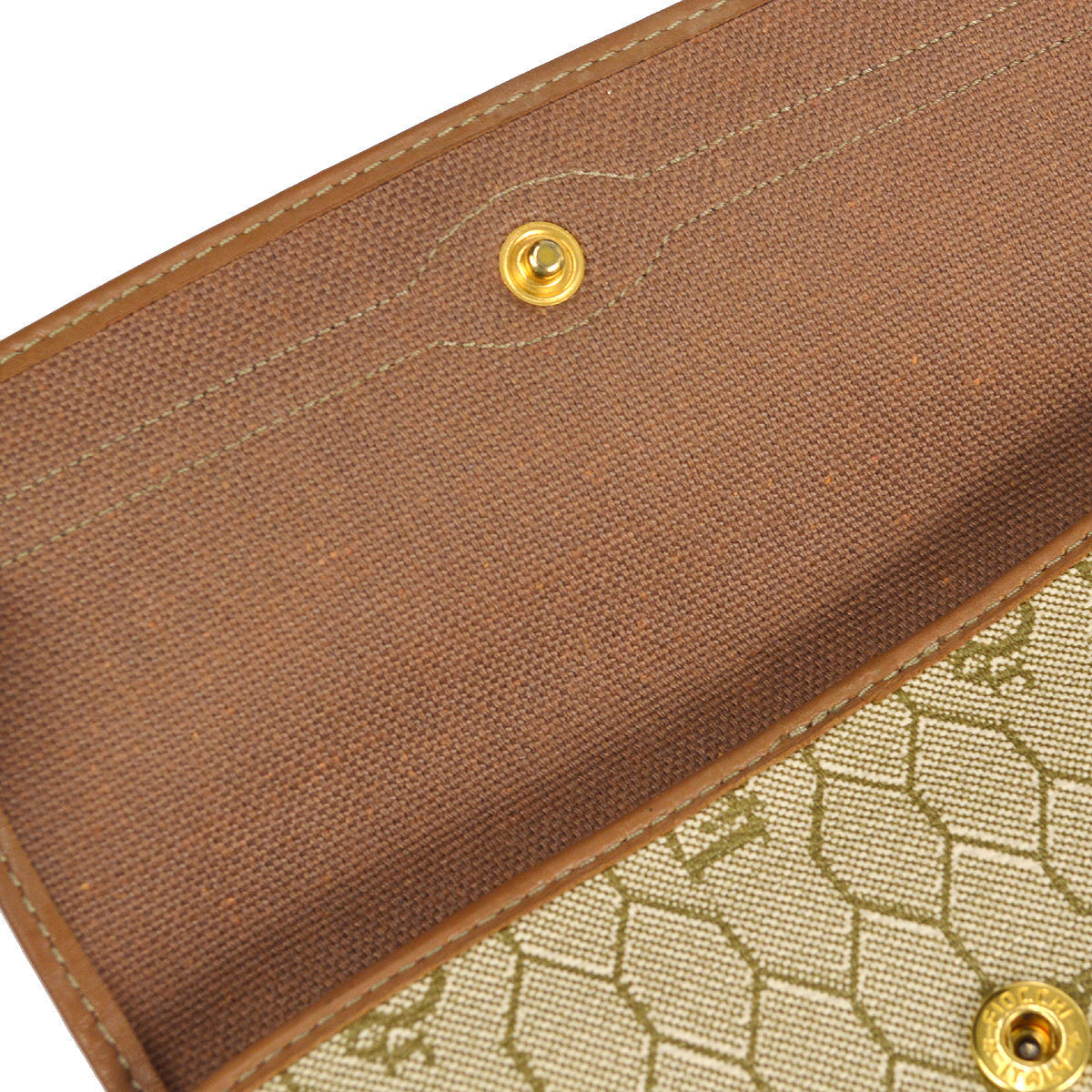 Christian Dior 1980s Honeycomb Clutch Bag Beige - Product Image 5