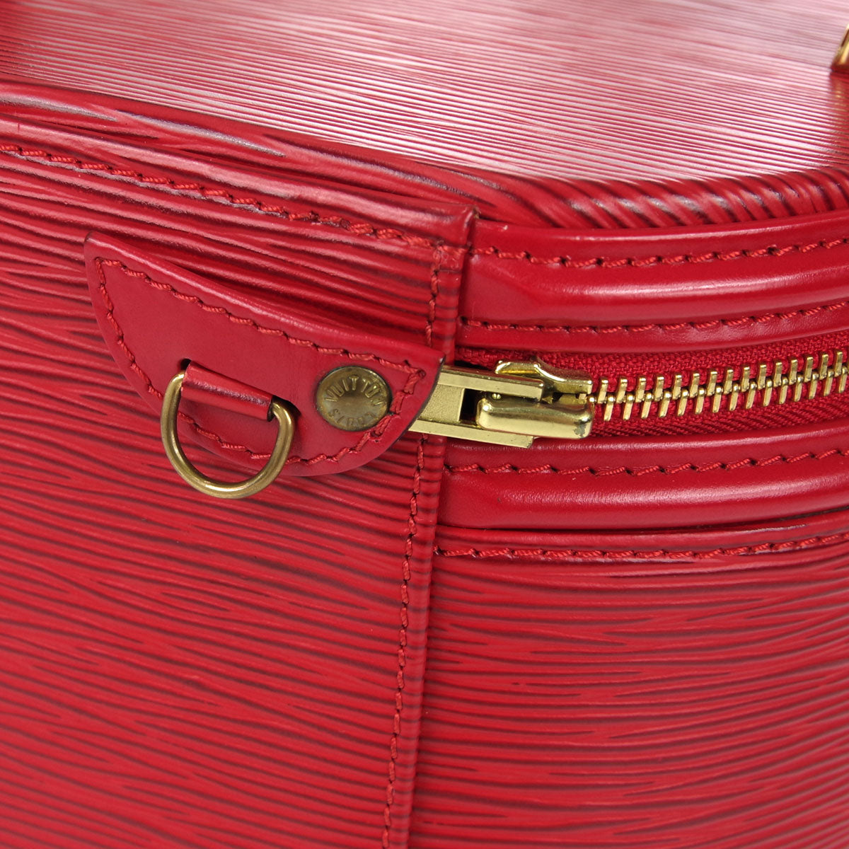 Louis Vuitton Cannes Vanity Handbag Red Epi