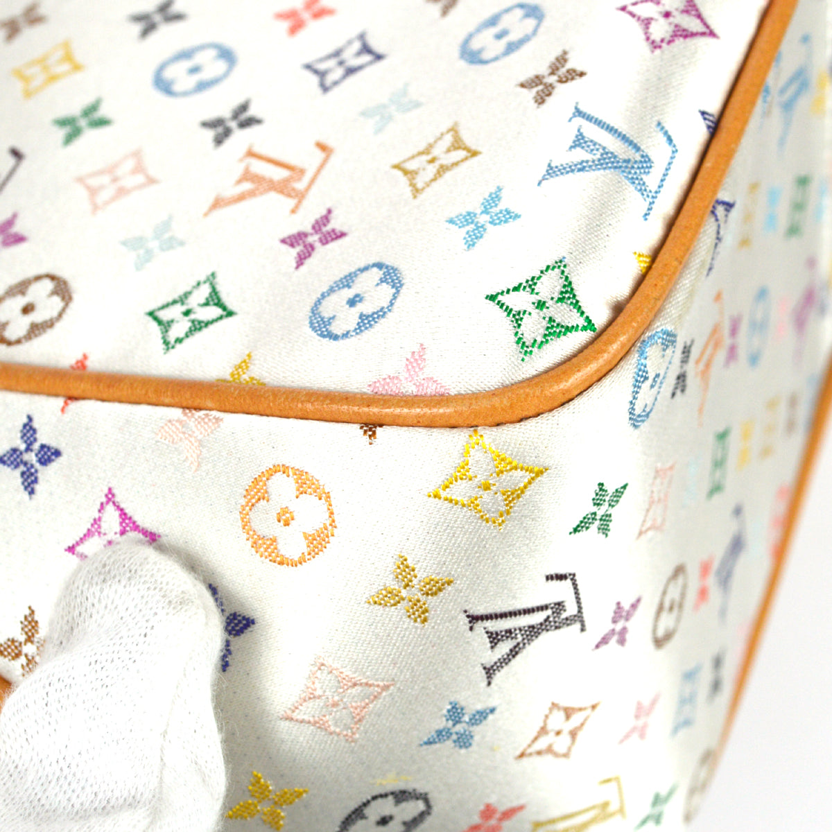 Louis Vuitton Abelia Monogram Satin Multicolor