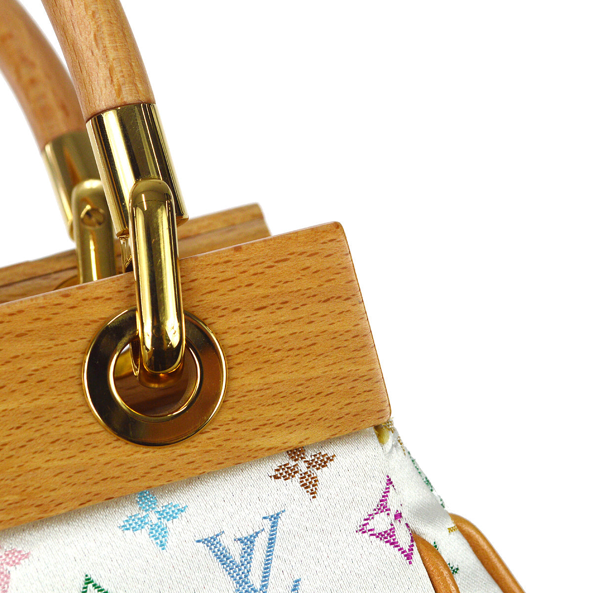 Louis Vuitton Abelia Monogram Satin Multicolor