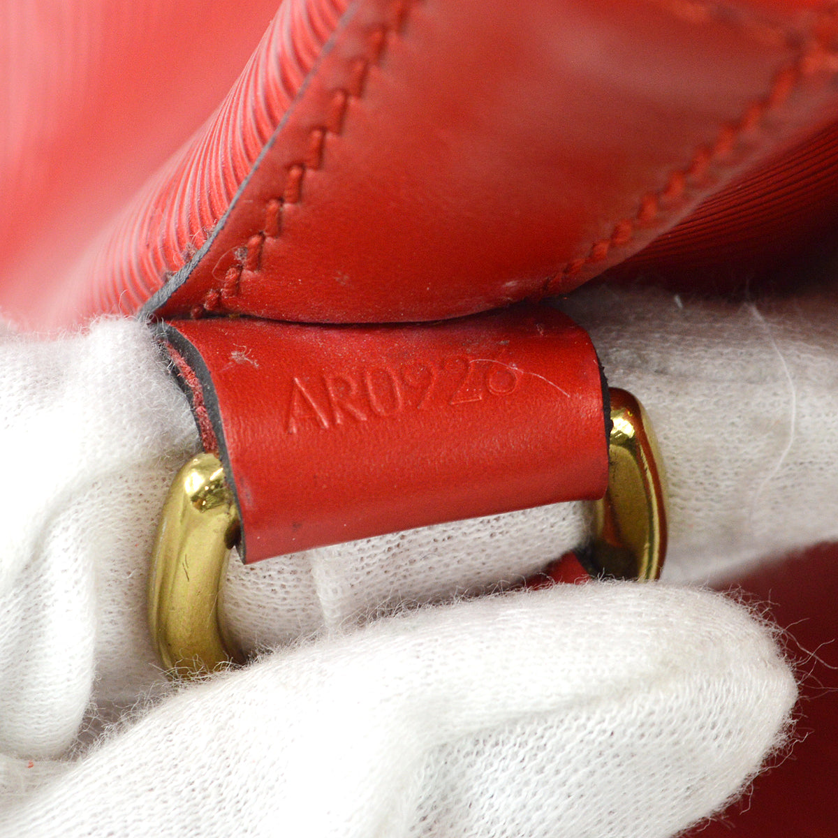 Louis Vuitton Petite Noe Red Epi