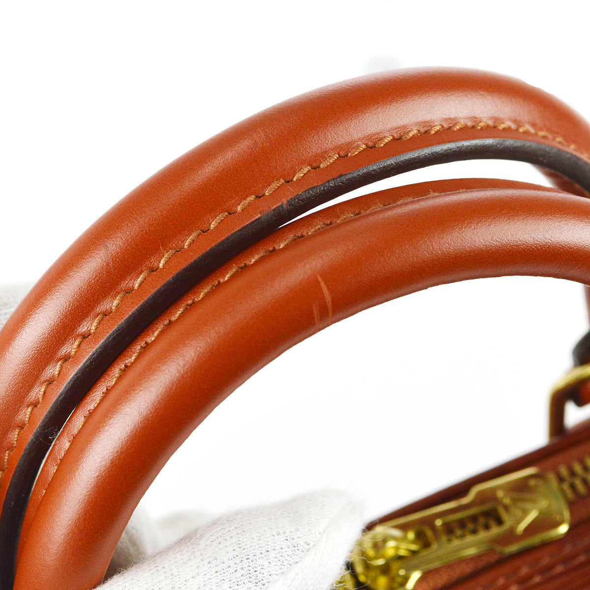 Louis Vuitton Alma Handbag Brown Epi