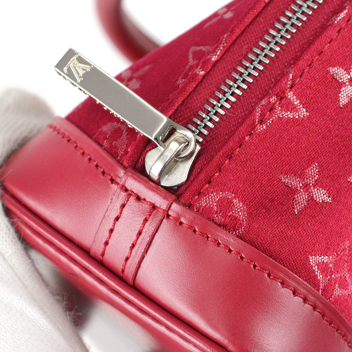 Louis Vuitton Little Alma Monogram Satin