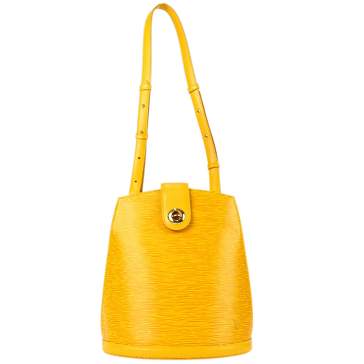 Louis Vuitton Cluny Shoulder Bag Yellow Epi