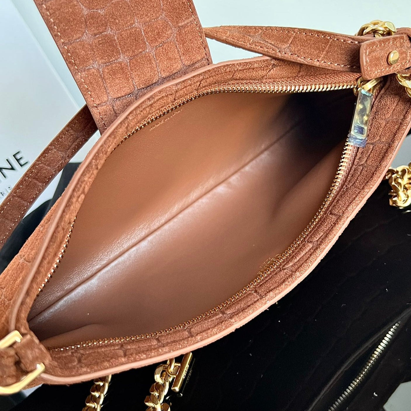 WILTERN TRIOMPHE BAG 31 ORIGINAL SIENNA BROWN LEATHER - Product Image 3