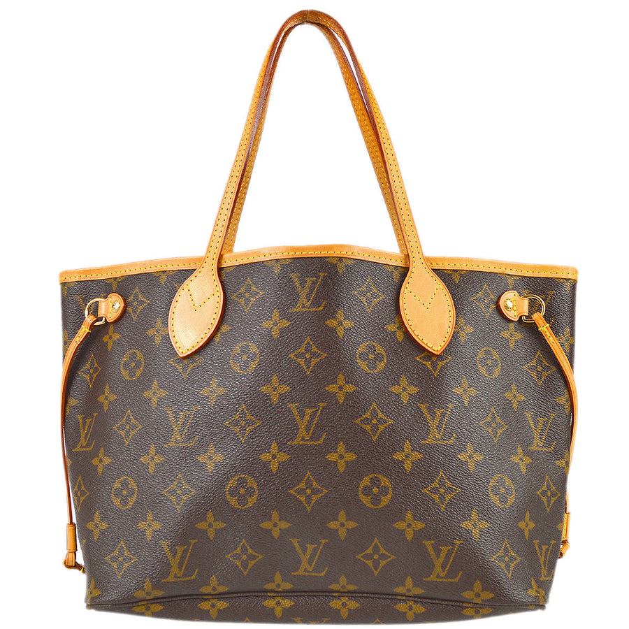 Louis Vuitton Neverfull PM Tote Handbag Monogram in Brown