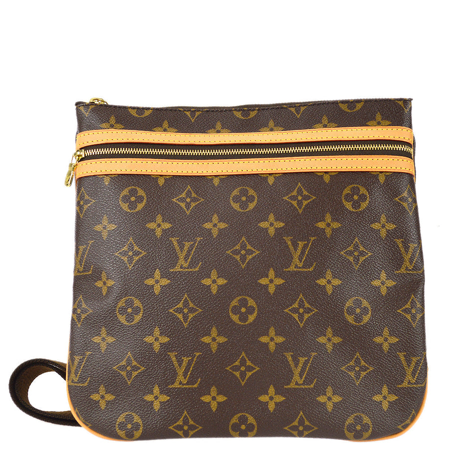 Louis Vuitton Monogram Pochette Bosphore in Brown