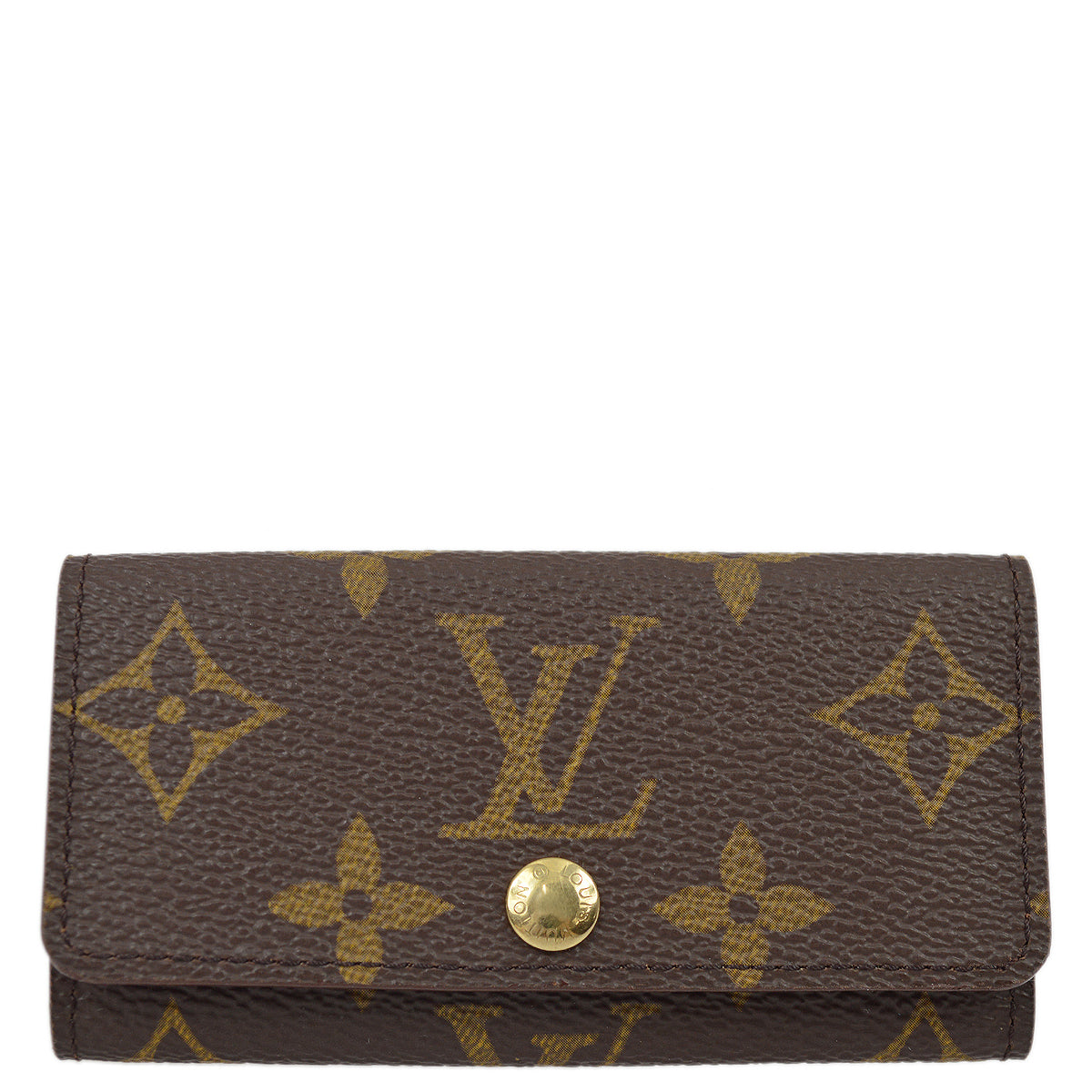 Louis Vuitton Monogram Multicles 4 Key Case Small Good