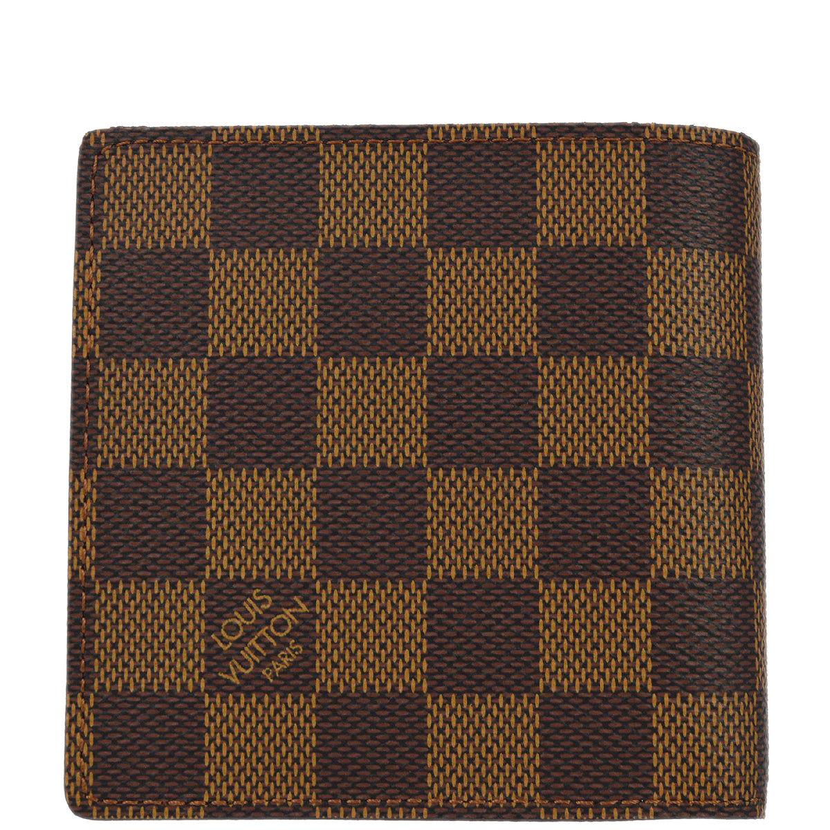 Louis Vuitton Damier Porte Billet Cartes Credit Monnaie Wallet in Brown