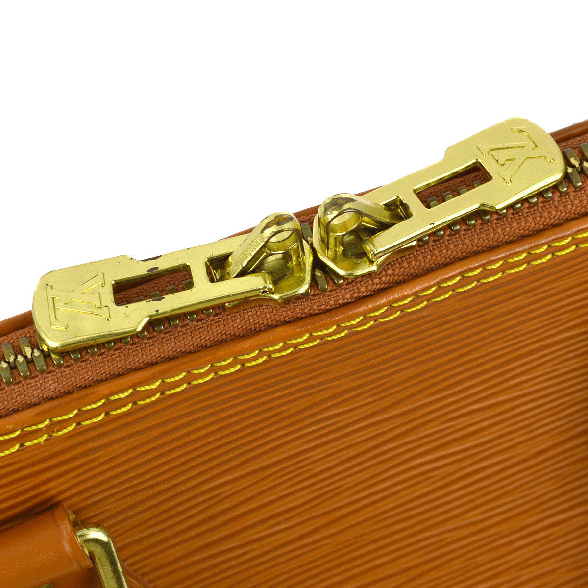 Louis Vuitton Brown Alma Handbag Epi