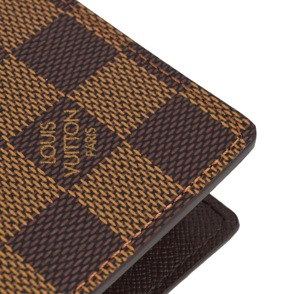 Louis Vuitton Damier Portefeuille Marco Wallet Purse in Brown