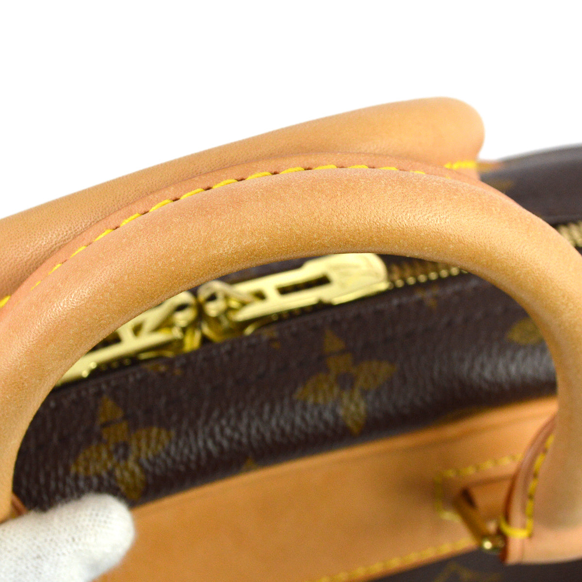 Louis Vuitton Monogram Trouville Handbag in Brown