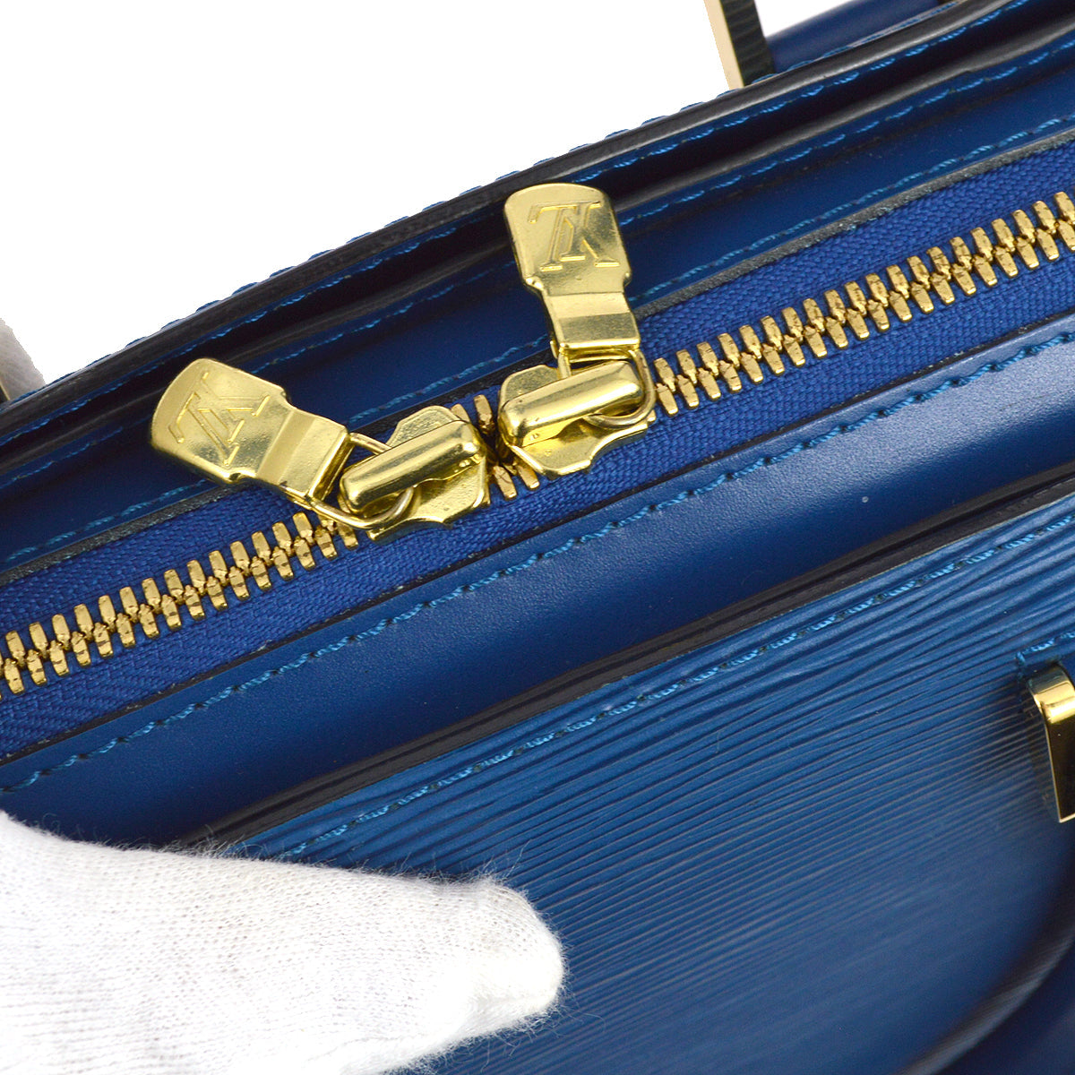 Louis Vuitton Blue Epi Pont Neuf