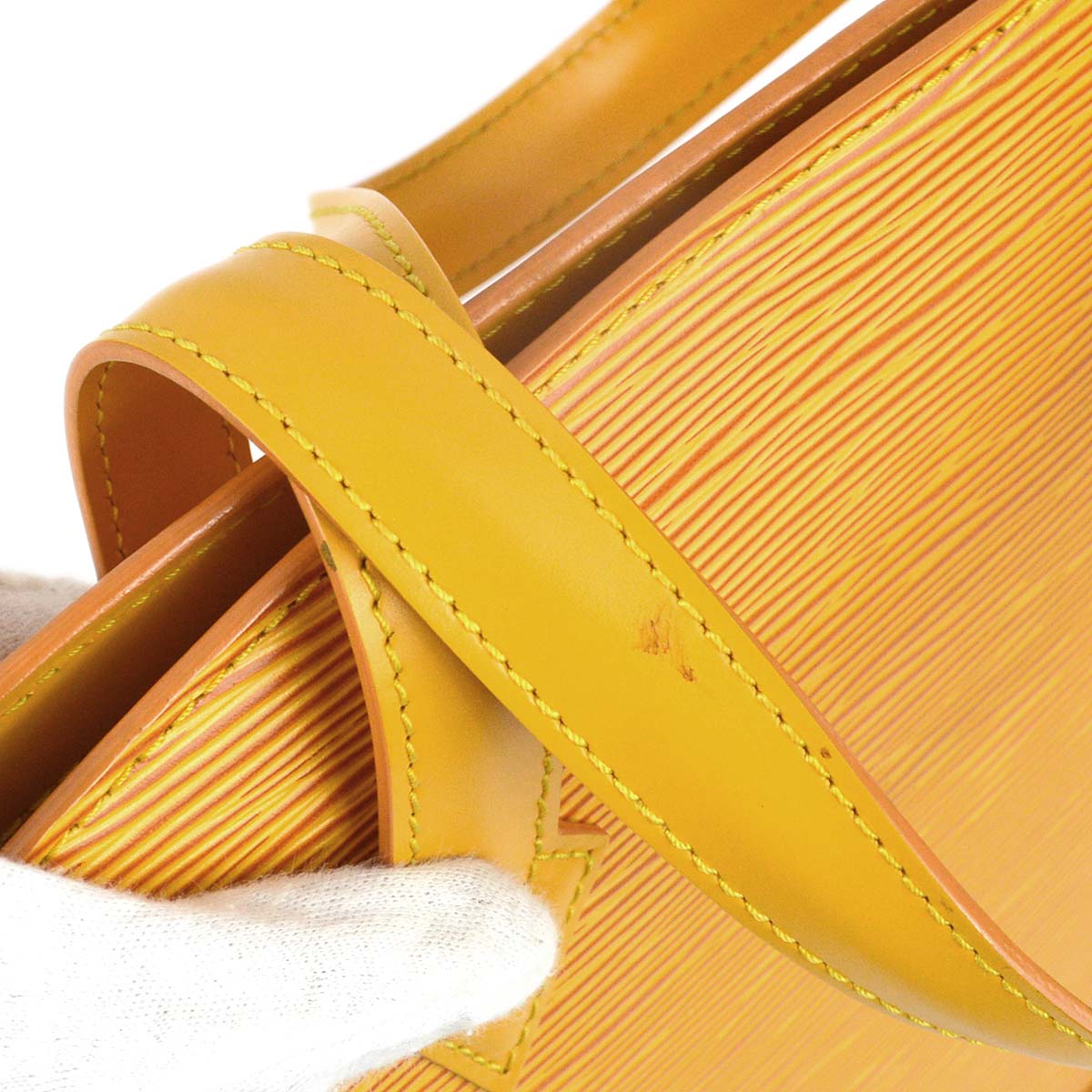 Louis Vuitton Yellow Epi Saint Jacques Tote Handbag