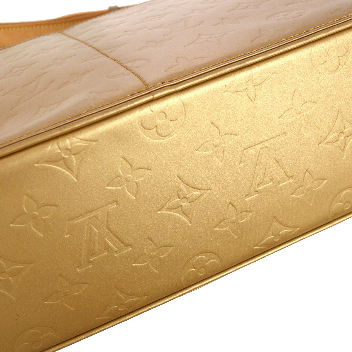 Louis Vuitton Gold Monogram Mat Sutter Shoulder Bag