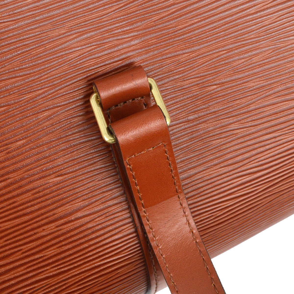 Louis Vuitton Brown Epi Soufflot Handbag