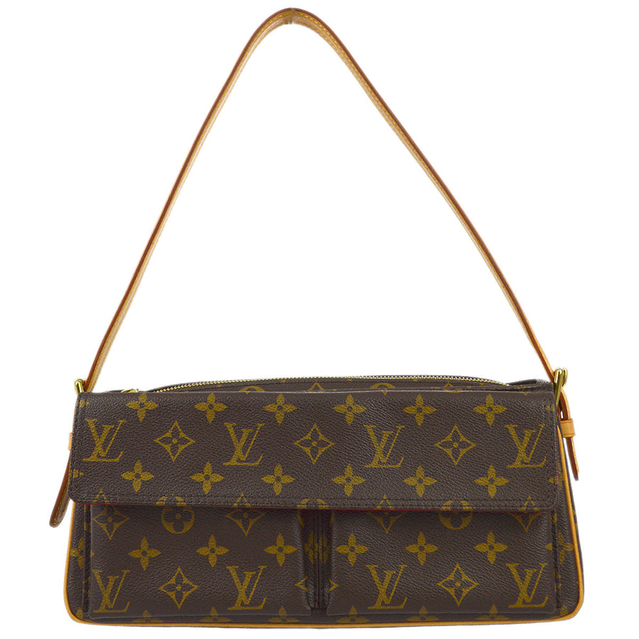 Louis Vuitton Monogram Viva Cite MM Handbag in Brown