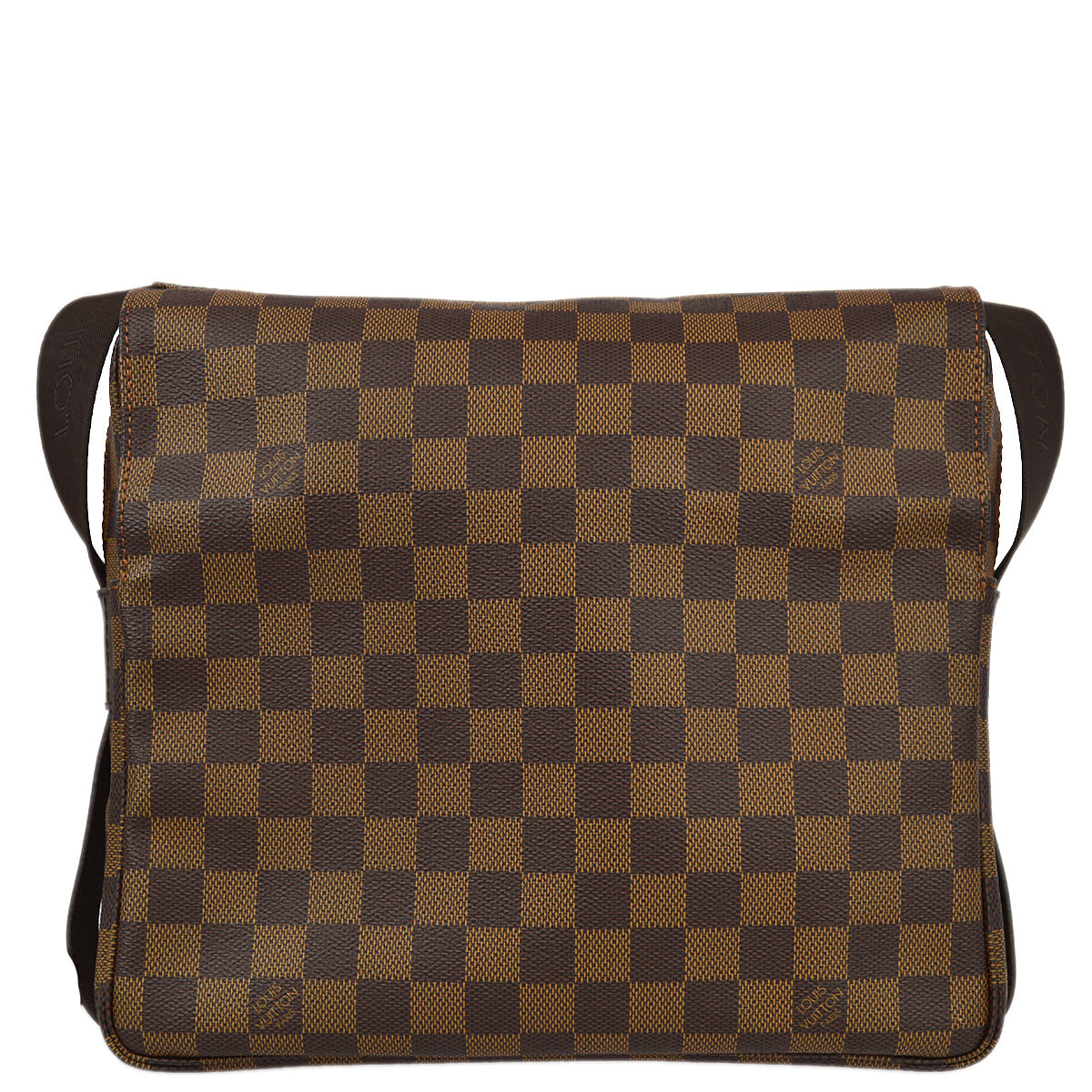 Louis Vuitton Damier Naviglio Shoulder Bag in Brown