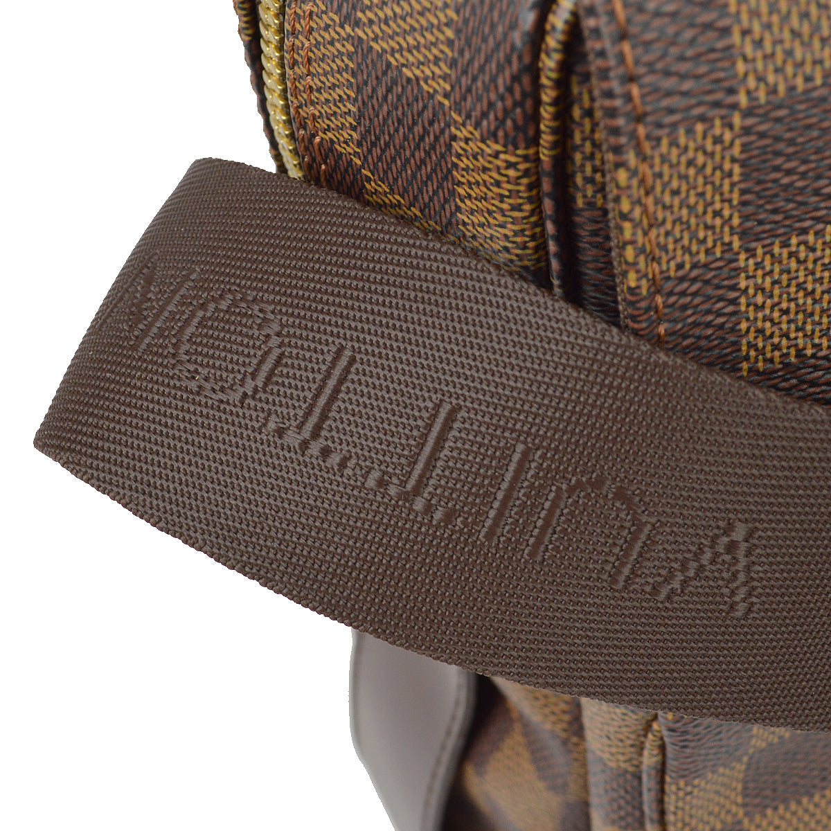 Louis Vuitton Damier Naviglio Shoulder Bag in Brown