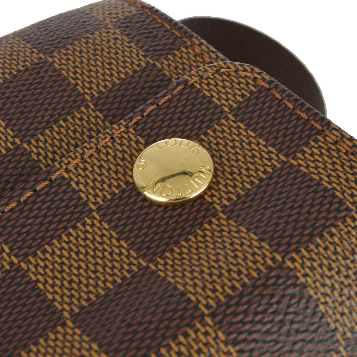 Louis Vuitton Damier Naviglio Shoulder Bag in Brown