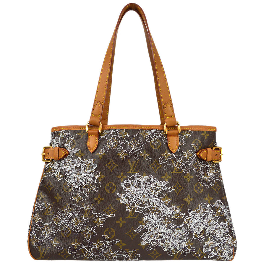 Louis Vuitton Monogram Dentelle Batignolles Horizontal Tote in Brown