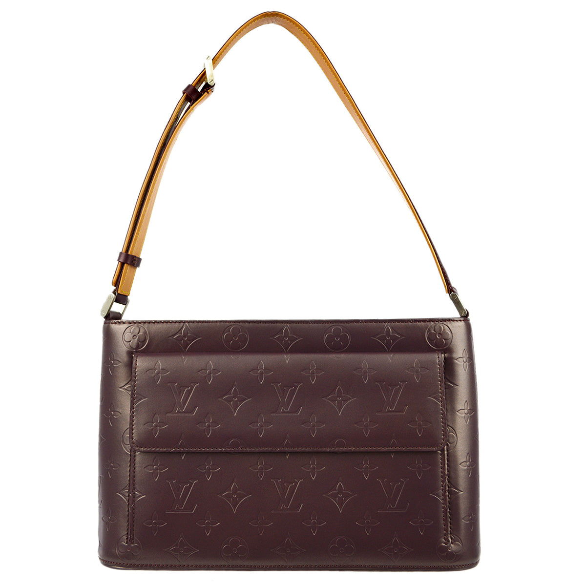 Louis Vuitton Purple Monogram Mat Alston Shoulder Bag