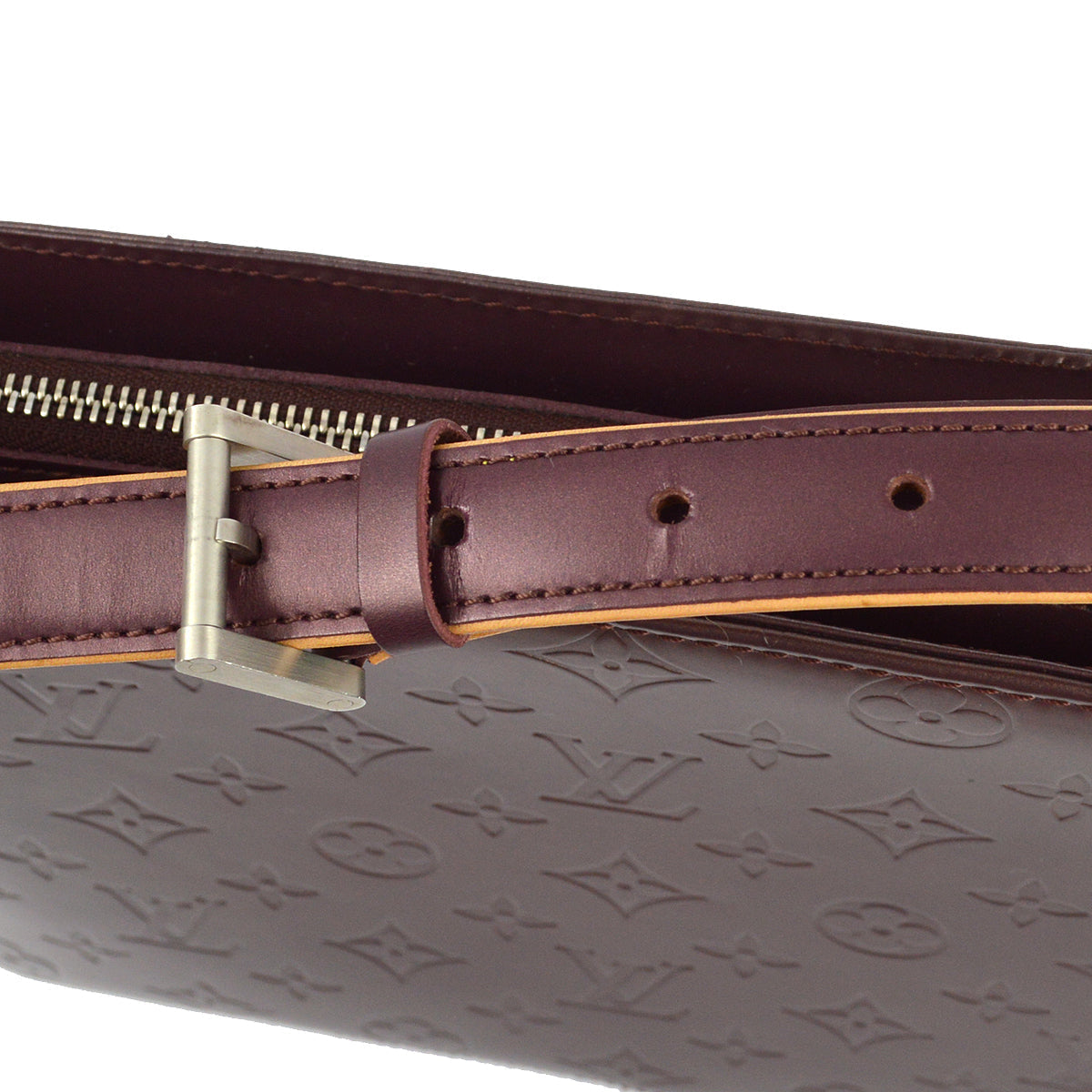 Louis Vuitton Purple Monogram Mat Alston Shoulder Bag