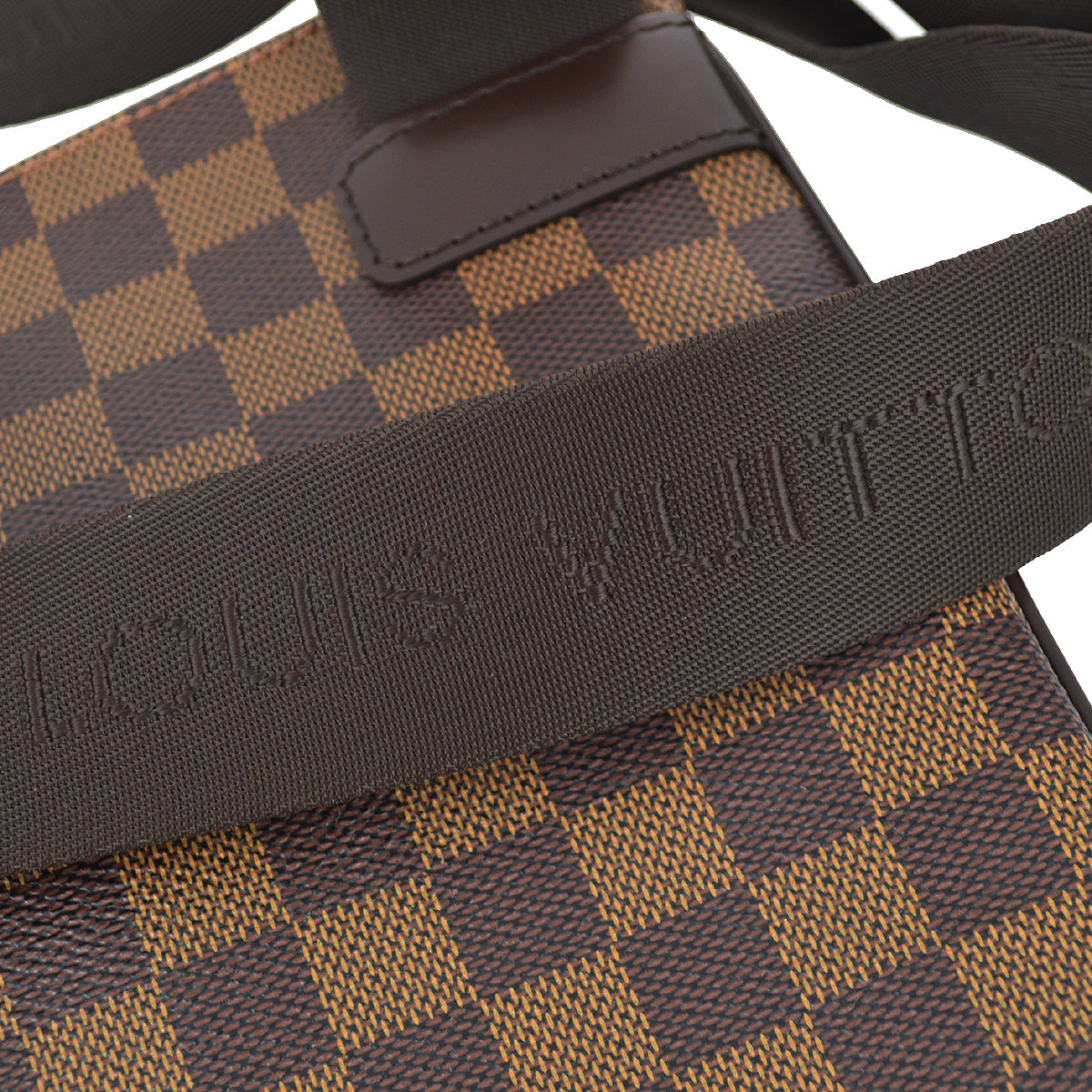 Louis Vuitton Damier Pochette Melville Shoulder Bag in Brown