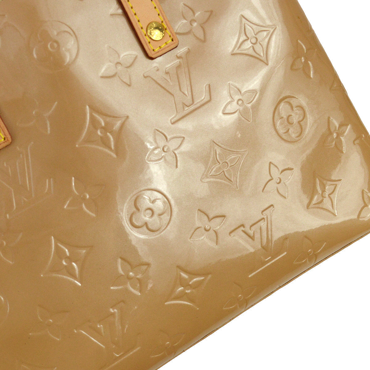 Louis Vuitton Beige Vernis Reade PM Tote Handbag in Beige