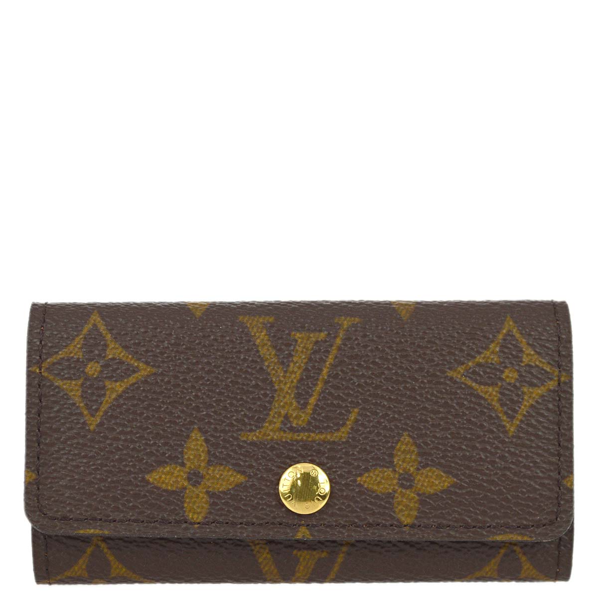 Louis Vuitton Monogram Multicles 4 Key Case Small Good in Brown