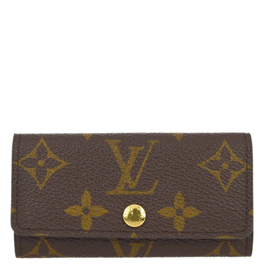 Louis Vuitton Monogram Multicles 4 Key Case Small Good in Brown