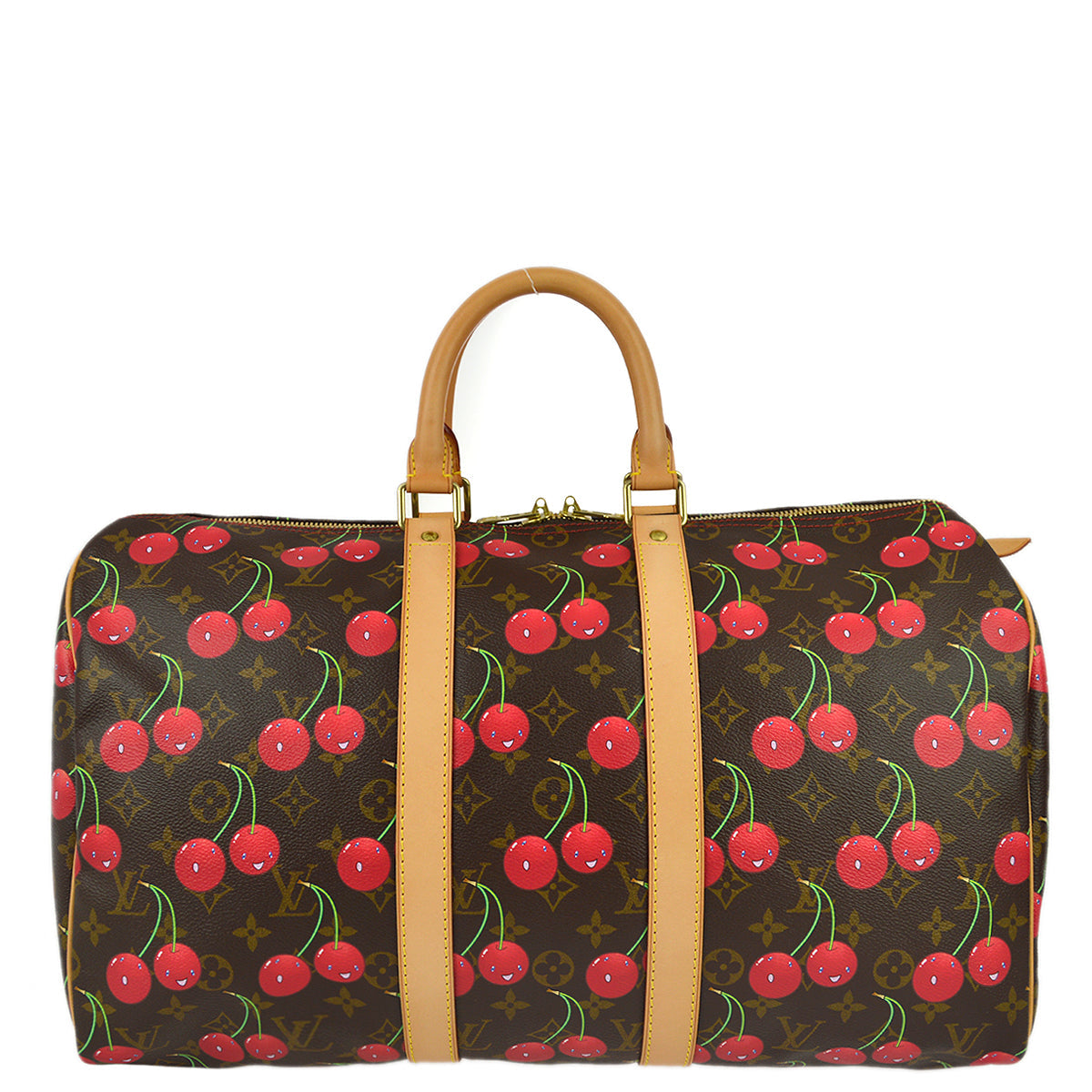 Louis Vuitton * Monogram Cherry Keepall 45