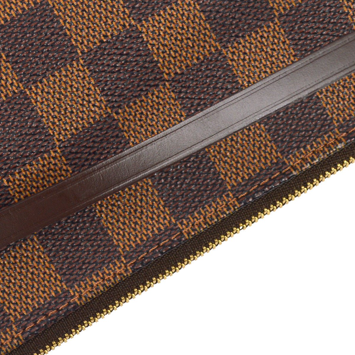 Louis Vuitton Damier Pochette Accessoires Handbag in Brown